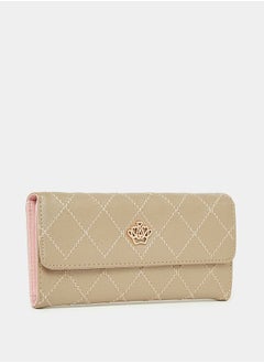 Buy Stitch Detail Three Fold Wallet in Saudi Arabia