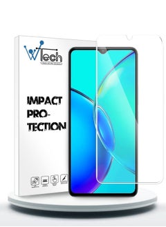 Buy Premium Series Curved Edges 9H 2.5D Tempered Glass Screen Protector For Vivo Y27 5G 2023 Clear in Saudi Arabia