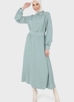 Buy Shawl Neck Tiered Dress in UAE
