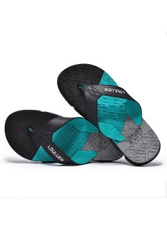 اشتري 2024 New Mens Beach Flip-Flops Non-Slip Summer Sandals Black في السعودية