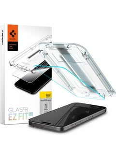 اشتري Glastr Ez Fit HD for iPhone 15 PRO Tempered Glass Screen Protector - Case Friendly with Sensor Protection [1 Pack] في الامارات