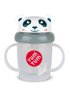 اشتري Tippy Up Cup With Weighted Straw, Series 3 - Panda في الامارات