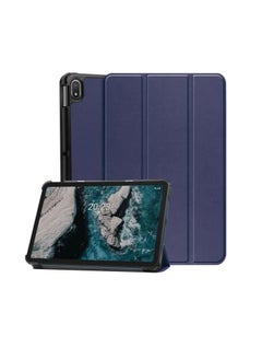 Buy Ecosystem Case for Nokia T20 Tablet 10.36 Inch 2021 Model (TA-1392 TA-1394 TA-1397), Trifold Stand Lightweight Slim Shell Protective Cover with Auto Sleep/Wake for Nokia T20 10.36" 2021 (Dark Blue) in Egypt
