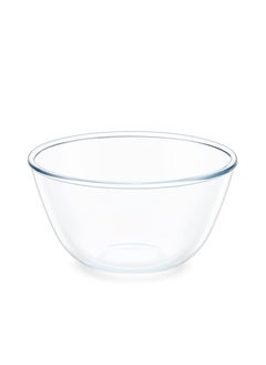 Buy 2.0 L Glass Salad Bowl - Premium Borosilicate Glass, Dishwasher Safe, Perfect for Serving Salads, Fruits, and Side Dishes in UAE