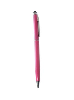 اشتري قلم حبر جاف وقلم لمس 2 في 1 مصنوع من الألومنيوم لشاشات اللمس لهواتف آيفون 5S/5/6/6S بلون وردي في السعودية