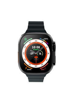 اشتري HK 8 Pro Max 3rd Gen With 2 Straps Black and Green With Open Ai Chat GPT Latest في الامارات