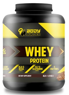 اشتري 100% Whey Protein Support Muscle Growth and Repair, Fast Absorption,Chocolate Peanut 4 Lbs في السعودية