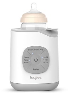 Buy Baybee 10 in 1 Baby Bottle Warmer & Sterilizer | Electric Baby Food,Water & Milk Heater & Defrost with Manual Temperature Adjustment & Single Bottle | Baby Feeding Bottle Sterilizer in UAE