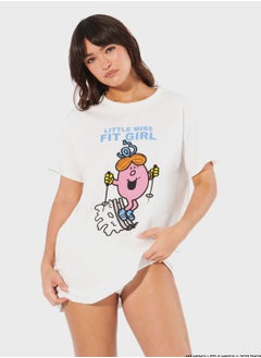 Buy Little Miss Fit Girl" T-Shirt And Panties Set in UAE