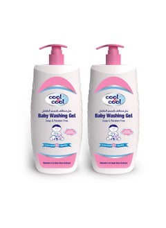 اشتري Cool & Cool  Baby Washing Gel 1 Liter- Pack Of 2 في الامارات