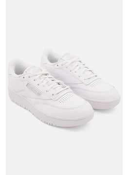 اشتري Women Club C Double Lace Up Tennis Shoes, White في السعودية