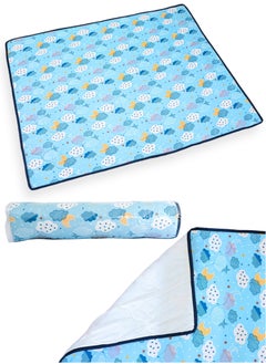 Buy Extra Thick 180x150cm Baby Play Mat - Soft Foam Crawling Mat, Waterproof & Non-Slip in Saudi Arabia