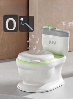 Buy Baby Potty Training Toilet Realistic Training Toilet Green in UAE