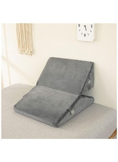 Buy COOLBABY Bed Wedge Pillow - Memory Foam Top Adjustable 9&12 inch Folding Incline Cushion, for Legs and Back Support Pillow,Maternity Cushion,Memory Cotton Filling,Grey in UAE