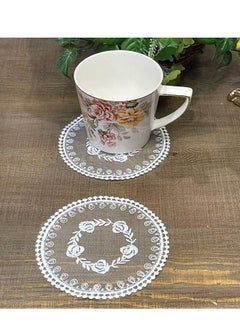 اشتري Decorative Lace Round Coaster في الامارات