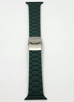 اشتري Apple Watch Band49mm 45mm 44mm 42mm Watch Strap Band Waterproof Watches Band With Stainless Steel Buckle - Green في مصر