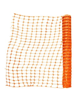 Buy Safety Mesh 20 Meter | Heavy Duty Fencing Barrier Mesh - Orange | Plastic Construction Barrier Netting for Building Site, Road Construction in UAE