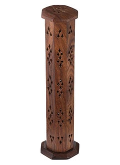 اشتري Wooden Incense stick holder Mabkhara tower shape incense stick holder في الامارات