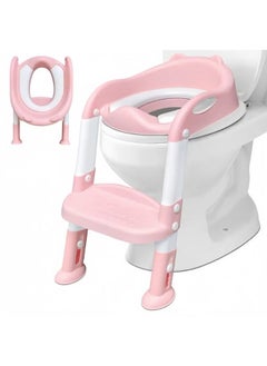 Buy Potty Training Toilet Seat,With Treadles Stools, For Boys And Girls,Comfortable Safe Potty Seat Potty Chair, Potty training seat cushions with handles in Saudi Arabia