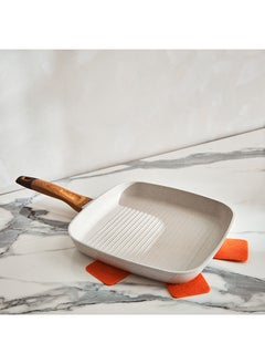 اشتري La Natura Forged Induction Grill Pan with Trivet 48.5 x 7.5 x 28 cm في الامارات