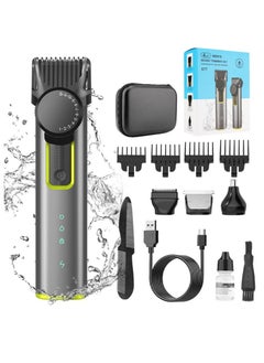 Buy Men's Multifunctional Hair Clipper 4 in 1 Shaver Nose Hair Trimmer Set in Saudi Arabia