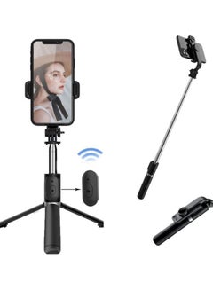 Buy Selfie Stick, TDOO Selfie Stick with Detachable Wireless Remote and Mini Tripod Stand Selfie Stick for GOPRO iPhone 13 12 11 pro Xs Max Xr X 8 7 6 Plus in UAE