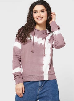 Buy Tie Dye Knitted Hoodie in UAE