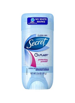 Buy Outlast Antiperspirant/Deodorant Clear Gel Protecting Powder 76g in UAE