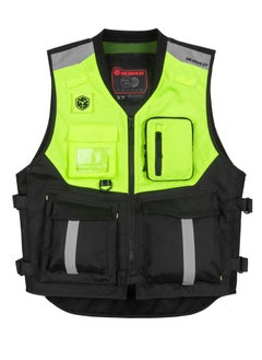 اشتري JK116 CH24 Reflective Sleeveless Motorcycle Vest Safety Jacket في الامارات