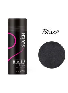 Buy Hair Building Fibers Instant Remedy for Hair Loss Hair Fiber Powder For Thinning Hair & Bald Spots Hair Concealer Powder For Women & Men 25g (Black) in UAE