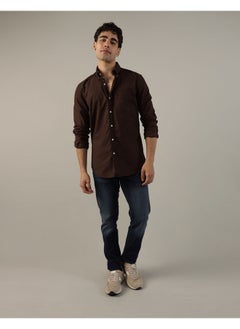 اشتري AE Slim Fit Flex Oxford Button-Up Shirt في مصر