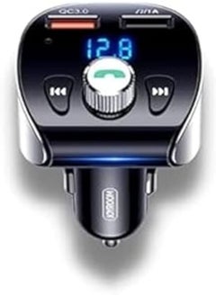 Buy Bluetooth Car MP3 Player Support Calling FM Transmitter USB Speaker Charging Car MP3 Player Wireless QC 3.0 Fast Charger in Egypt