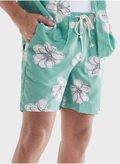 اشتري Printed Drawstring Shorts في السعودية