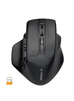 Buy Bluetooth Wireless Mouse, 3 Modes Bluetooth 5.0&3.0 Mouse,5-Level 4800 Dpi, 6 Button Big Ergo Computer Mouse, Cordless Mouse for Laptop, Mac, Chrome, PC in Saudi Arabia