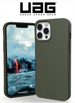 Buy Apple iPhone 13 Pro Case Outback Ultra Thin Eco-Friendly Protective Cover Fully Biodegradable and Compostable - Olive in UAE