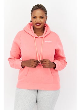 اشتري Women Sportwear Fit Brand Logo Hoodies Sweatshirts, Pink في الامارات