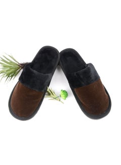 Buy Men's and youth's winter home slippers, brown in Egypt