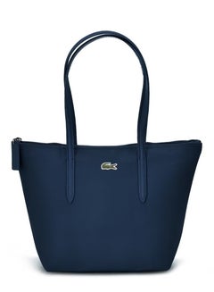 Buy Lacoste handbag medium size peacock blue in Saudi Arabia