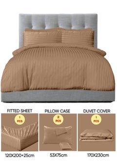 Buy 4 Pieces Single Size Bedding Cover Set in UAE