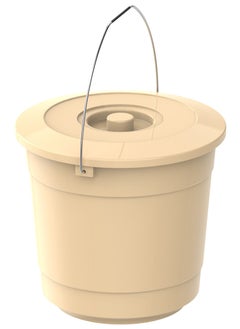 اشتري EX 5L Round Plastic Bucket with Steel Handle في السعودية