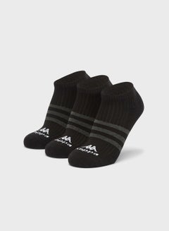 Buy 3 Pack Textured Ankle Socks in UAE