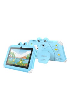 اشتري Oteeto TAB 6 Kids Tablet/4GB RAM + 64GB ROM/7 Inch IPS LCD/Octa Core 1.3 GHz Processor/2MP Front + 5MP Rear Camera/3500mAh Battery/5G Wifi/ Android 13/Includes Temper Glass,Bracelet, Touch Pen,Sticker في الامارات