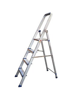 اشتري EMC Foldable Aluminum Ladder With Platform 6 Steps في الامارات