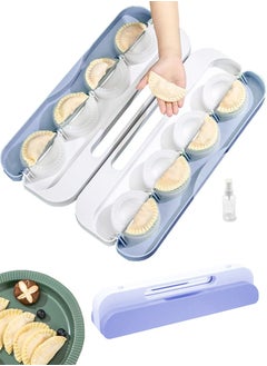 Buy Dumpling Maker Molder with spray bottle, Convenient And Quick Makes 8 Dumpling Wrappers at a time Dough Press Set, Perfect For Samosa, Pie, Fatayer, Gyoza, Ravioli, Pastries, Wonton And Much More in Saudi Arabia