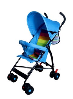 Buy Lightweight Foldable Baby Stroller Blue in Saudi Arabia