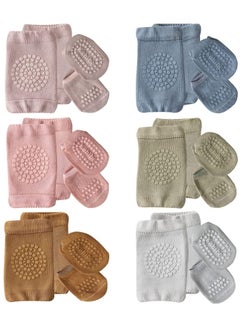 Buy Baby Knee Pads, Anti-slip Foot Socks, Anti-Slip Baby Crawling Knee Pads, Adjustable Elastic Baby Knee Protectors Leg Warmers Elbow Pads with Eco-friendly Rubber for Toddler Infants Kids in UAE