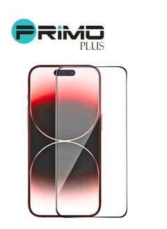 Buy Full Glue Screen Protector Tempered Glass For Apple iPhone 15 Black Edge in Saudi Arabia