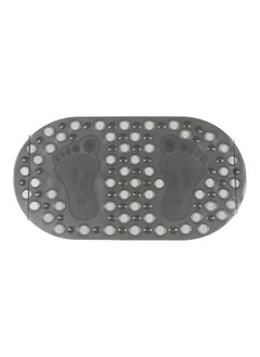 Buy Non-slip bathtub mat transparent light gray in Saudi Arabia