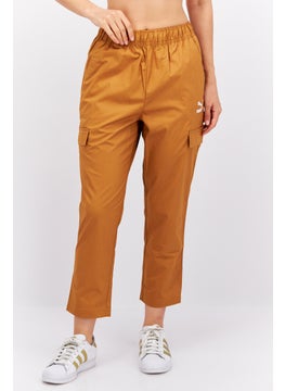 اشتري Women Sportswear Fit Drawstring Track Pants, Tan في الامارات