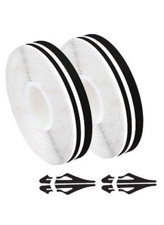 اشتري Car Pinstriping Tape  Vinyl Pin Striping Decals DIY Stickers Glossy, 2pack Stripe Decals Car Stickers for Motorcycle Home Door Musical Instrument 32Ft, 9.8m, Black في الامارات